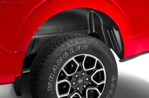 Ford F-150 Wheel Well Guards - Rear - Husky Liners - High Density Polypropylene - Black - `21-`23